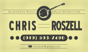 Denver Banjo Lessons with Chris Roszell